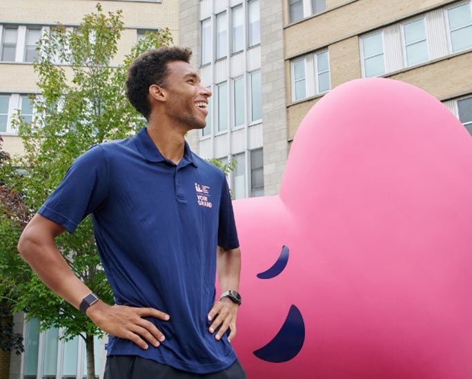 Felix Aliassime Poses For A Photo Felix Aliassime Poses For A Photo