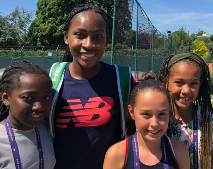 Gauff With Kids Gauff With Kids