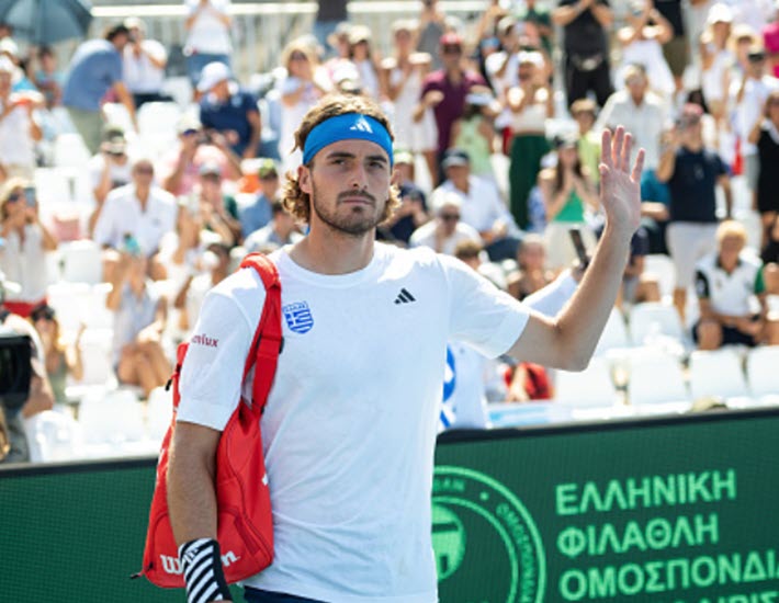 Stefanos Tsitsipas Match Attracts A Large Crowd Stefanos Tsitsipas Match Attracts A Large Crowd