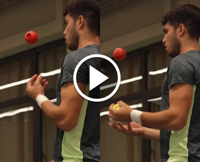 Carlos Alcaraz Juggling