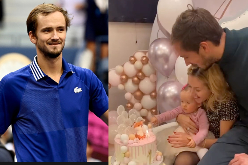 Daniil Medvedev celebrates daughter's first birthday with heartwarming