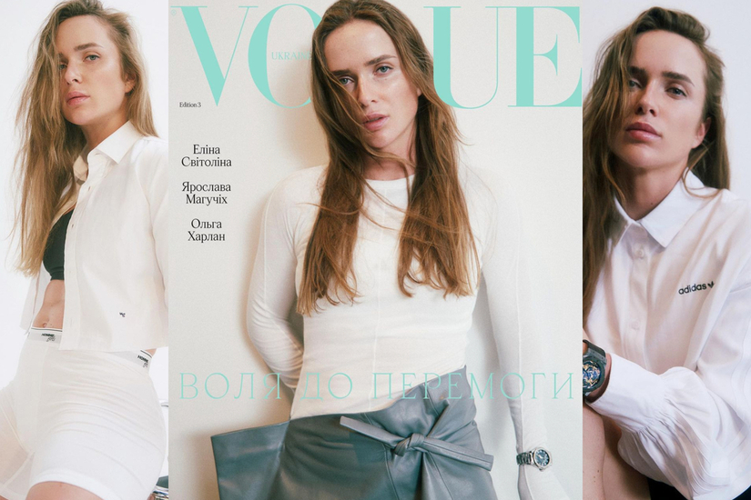 Elina Svitolina Shines On The Cover Of Vogue Ukraine Elina Svitolina Shines On The Cover Of Vogue Ukraine