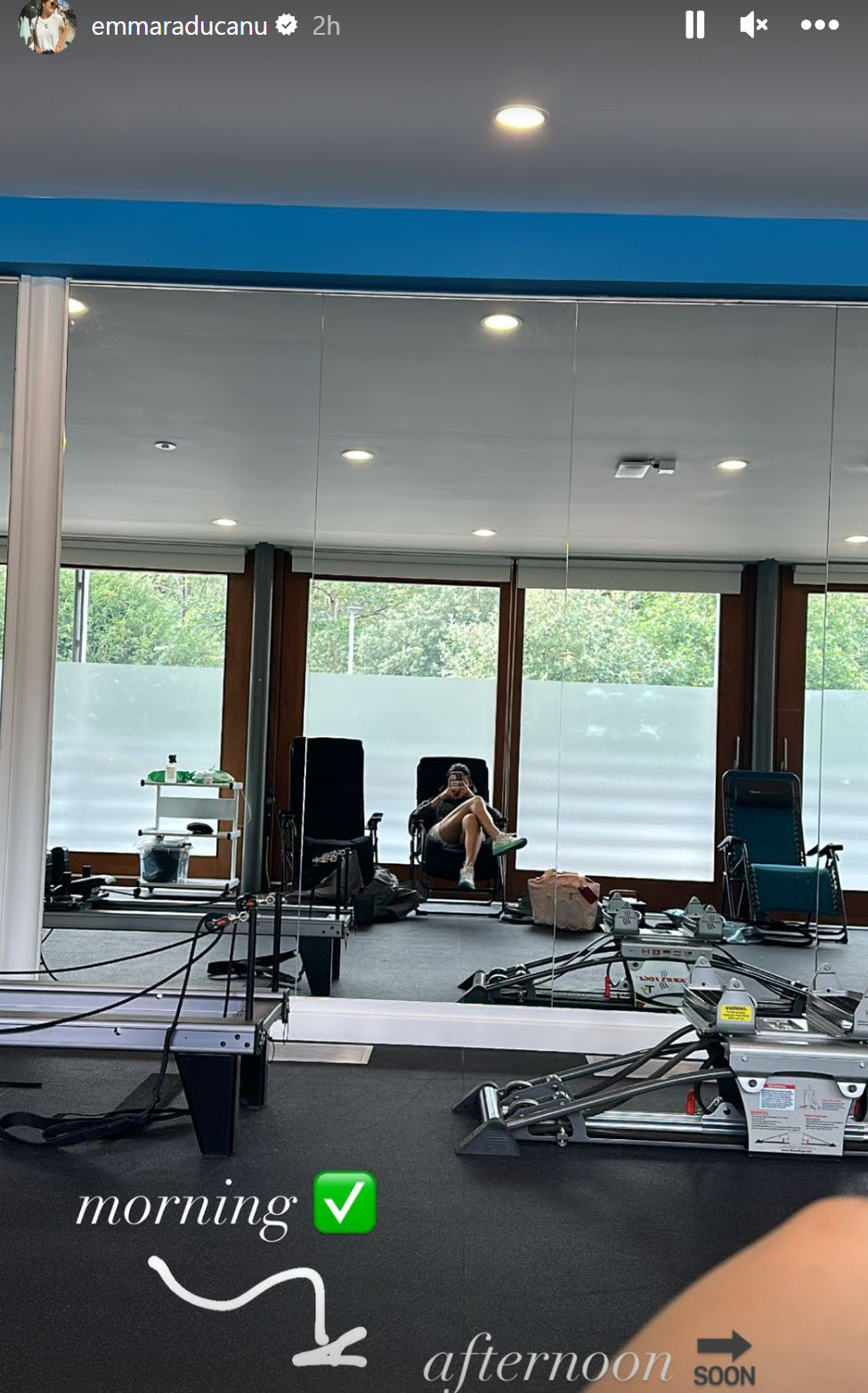 Emma Raducanu At The Gym