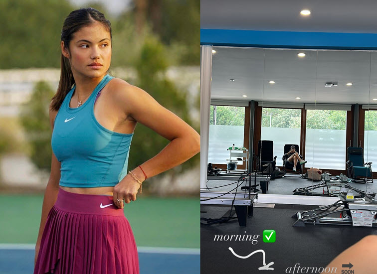 Emma Raducanu At They Gym