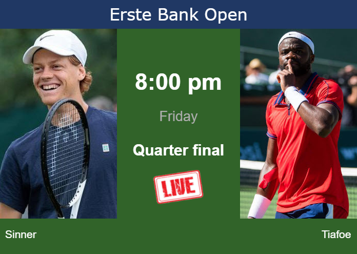 No Respect': Sinner And Tiafoe To Meet In Heated Vienna Rematch