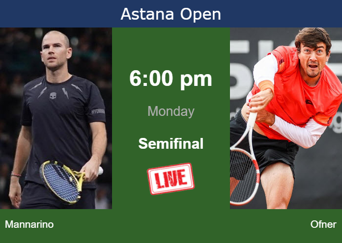 Monday Live Streaming Adrian Mannarino vs Sebastian Ofner