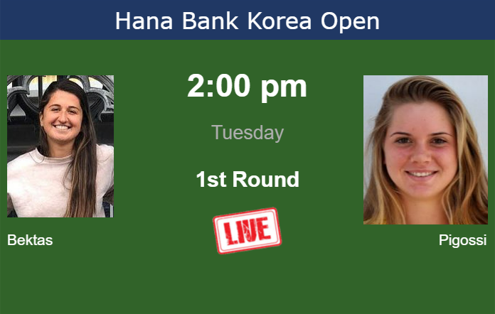 Monday Live Streaming Emina Bektas Vs Laura Pigossi Monday Live Streaming Emina Bektas vs Laura Pigossi