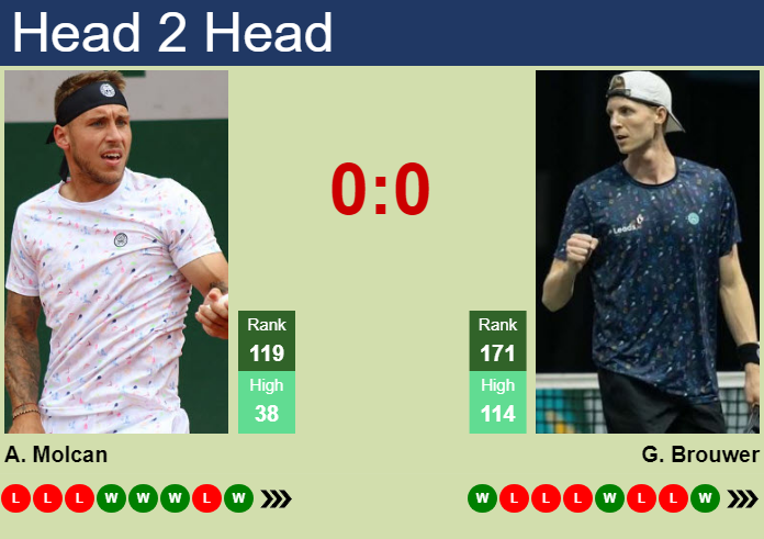 H2H, prediction of Alex Molcan vs Gijs Brouwer in Bergamo Challenger with odds, preview, pick | 1st November 2023