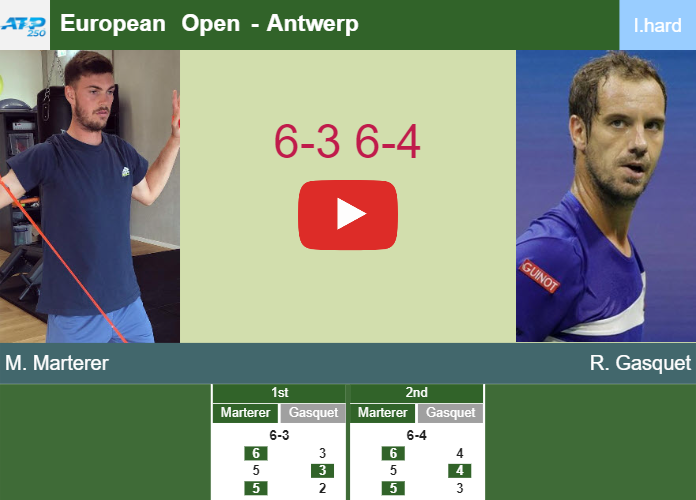 Prediction and head to head Maximilian Marterer vs. Richard Gasquet
