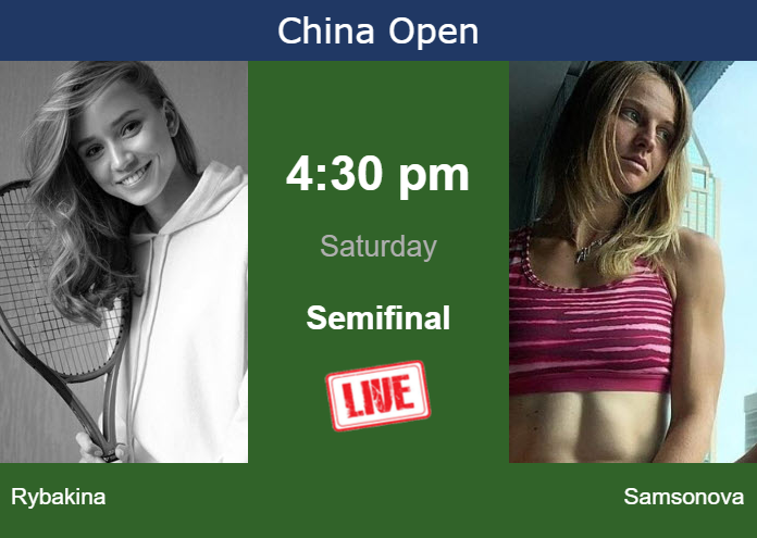 Saturday Live Streaming Elena Rybakina Vs Liudmila Samsonova Saturday Live Streaming Elena Rybakina vs Liudmila Samsonova