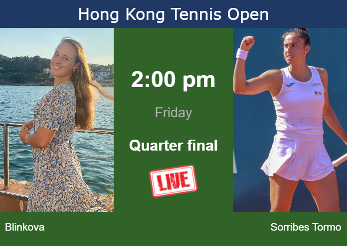 Thursday Live Streaming Anna Blinkova Vs Sara Sorribes Tormo Thursday Live Streaming Anna Blinkova vs Sara Sorribes Tormo