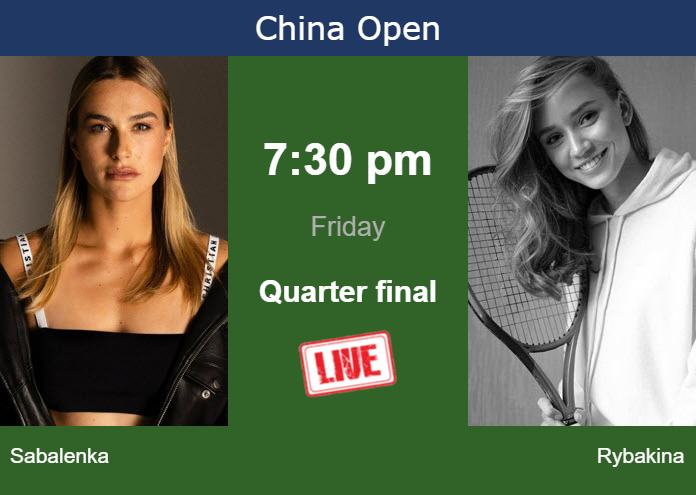 How to Bet on Aryna Sabalenka at the 2023 China Open