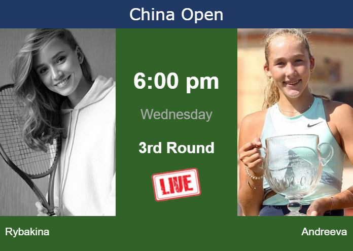 How To Watch Rybakina Vs. Andreeva On Live Streaming In Beijing On ...