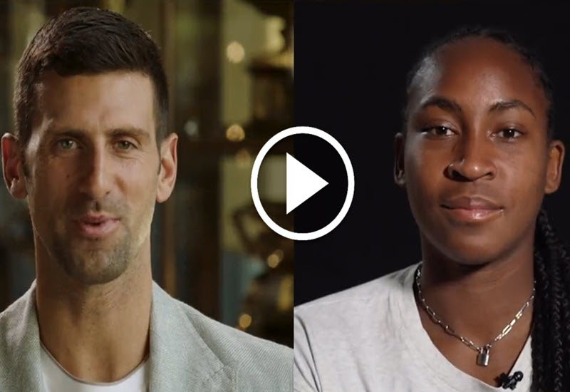 Djokovic And Gauff In A Video To Announce A Big News