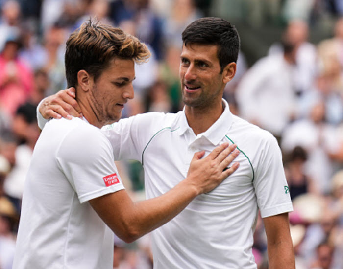 Djokovic With Fellow Serbian Djokovic With Fellow Serbian
