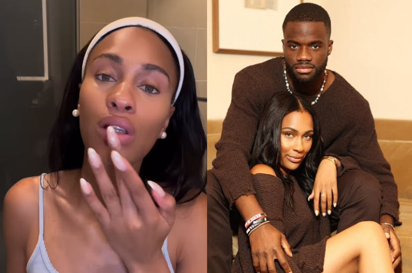 Frances Tiafoe With His Girlfriend