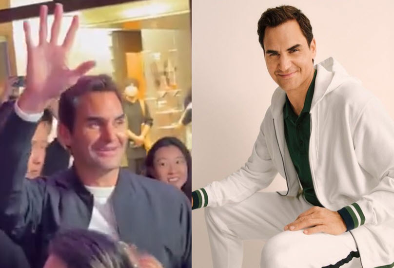 Roger Federer arrives in China as he gets ready to acquire the first-ever international “Icon Athlete” title