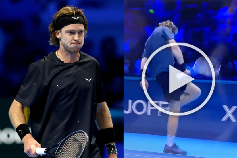Andrey Rublev's On Court Frustration Leads To Injury At Atp Finals