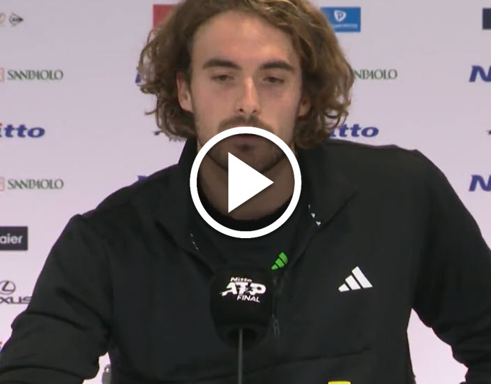Injured Tsitsipas: “My apologies to all the fans who came today.”