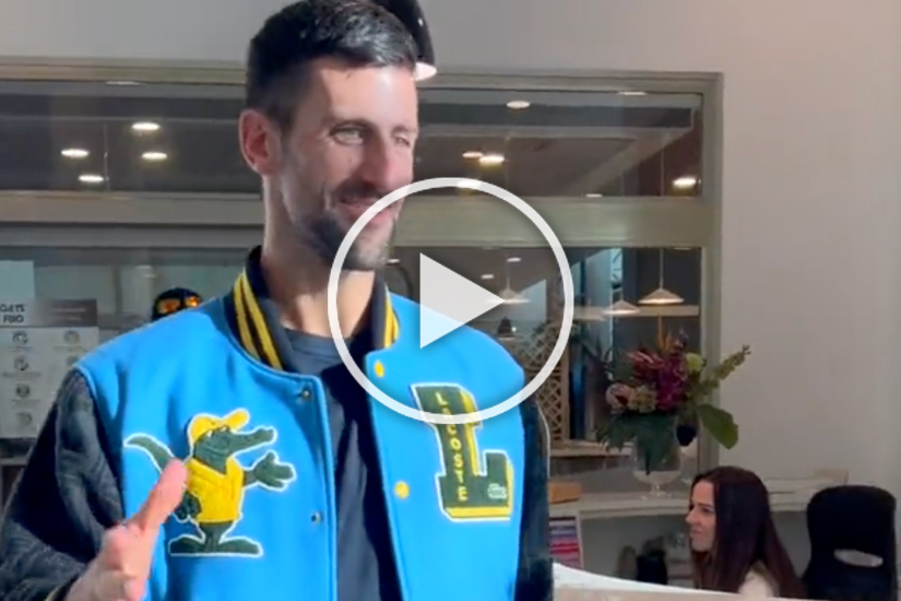 Video Novak Djokovic Lands In Malaga To Lead Serbia In The Davis Cup Finals Tennis Tonic