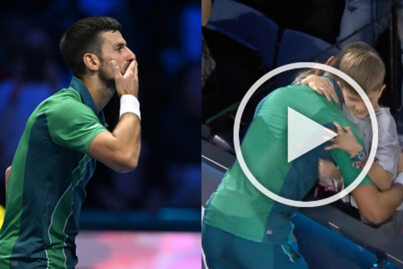Watch: The Lovely Moment Novak Djokovic Had With His Children After Winning The Atp Finals!