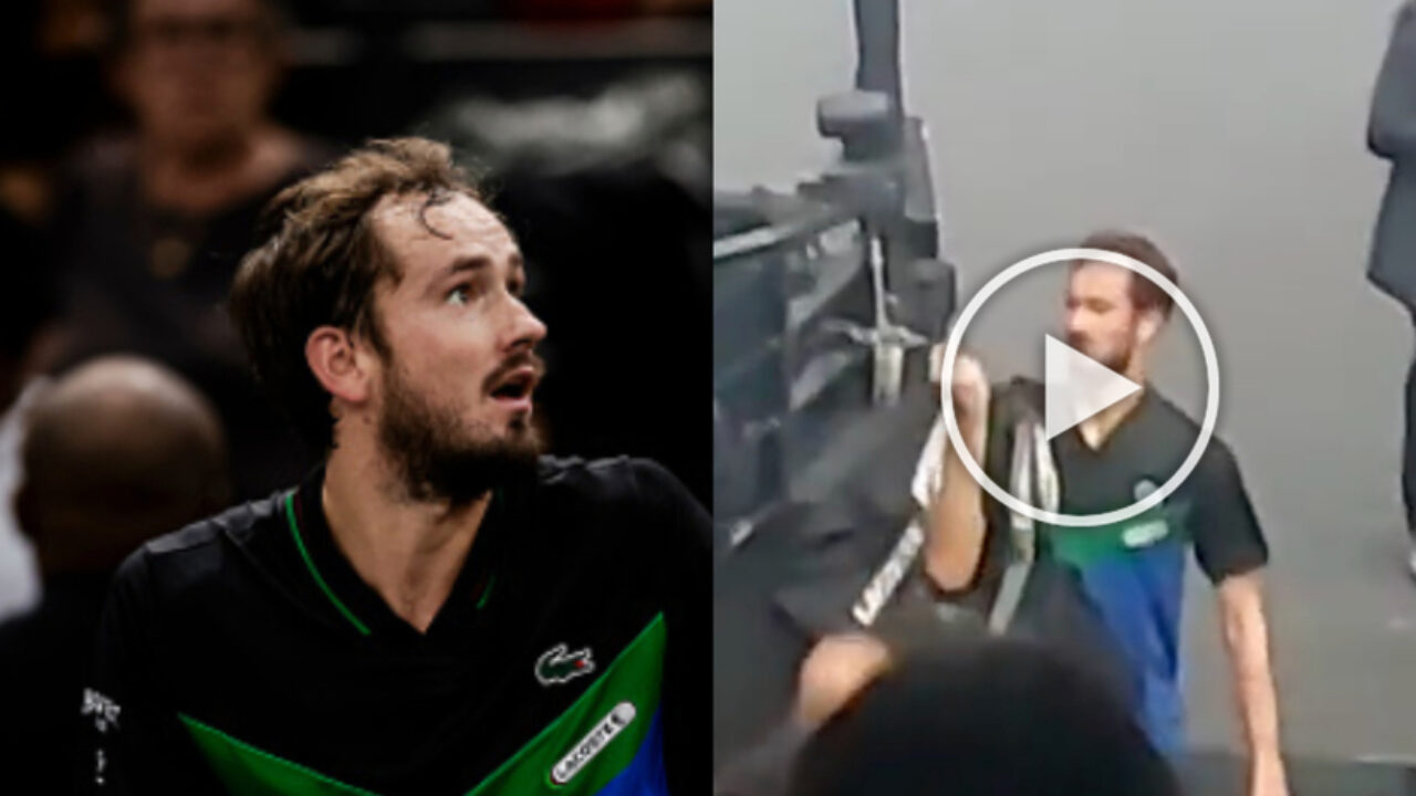 WATCH. Daniil Medvedev shows the middle finger to the crowd in Paris saying he checked his nails Tennis Tonic News Predictions H2H Live Scores stats