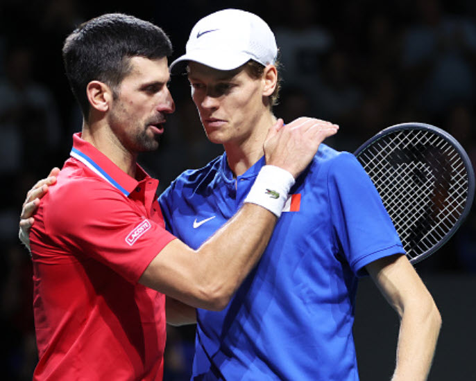 Djokovic And Sinner Meet At The Davis Cup