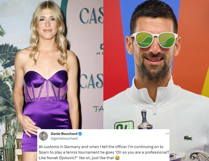 Genie Bouchard Reveals A Hilarious Talk Recently