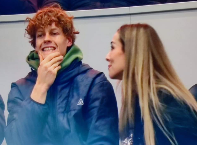 Jannik Sinner spotted watching Milan match with girlfriend Maria Braccini