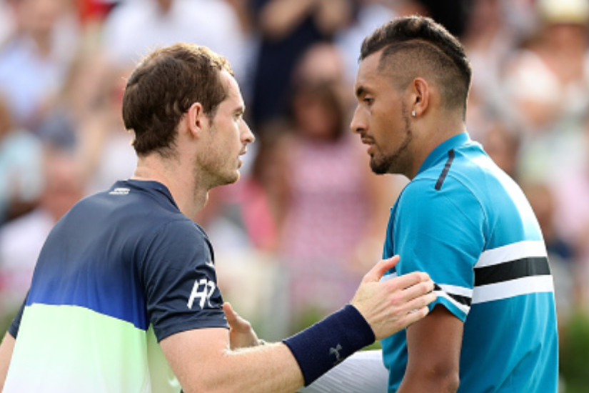 Andy Murray's Support Saves Nick Kyrgios From Self Harm Struggles: A Story Of Redemption And Empathy Andy Murray's Support Saves Nick Kyrgios From Self Harm Struggles: A Story Of Redemption And Empathy
