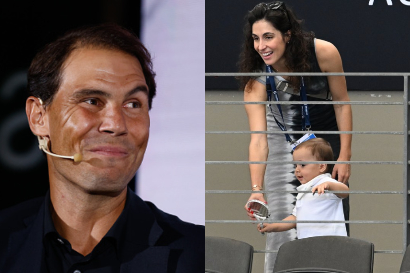 LOVELY. Rafael Nadal has his son and wife in Brisbane - Tennis Tonic ...