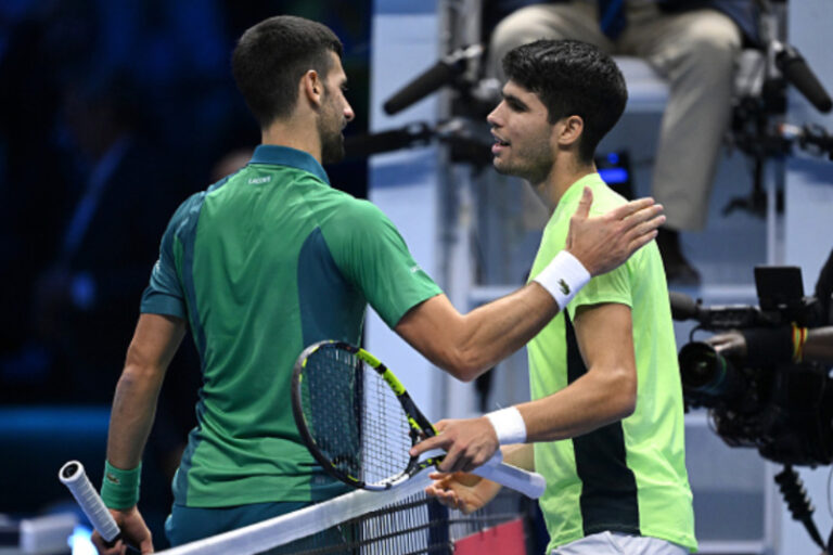 Novak Djokovic and Carlos Alcaraz lead the pack in ATP 2024 season