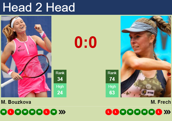 H2H, prediction of Marie Bouzkova vs Magdalena Frech in Auckland with odds, preview, pick | 1st January 2024