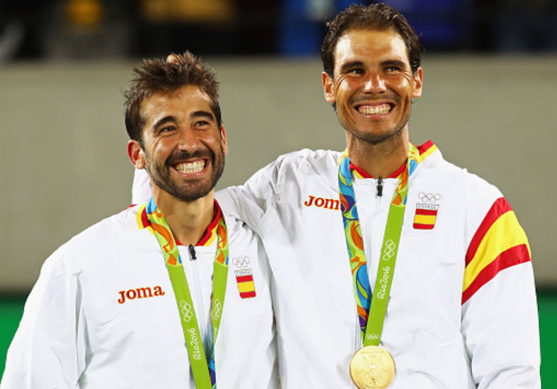 Rafael Nadal And Marc Lopez