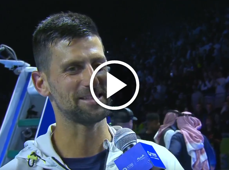 Novak Djokovic extremely gracious in the feet after his exhibition