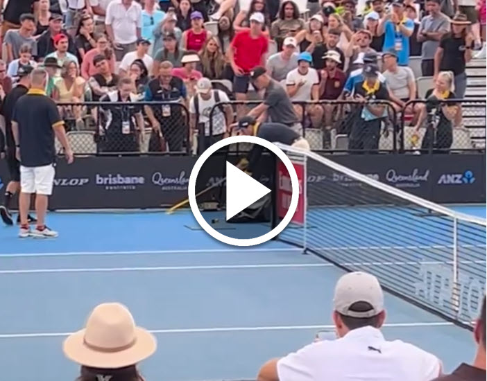 Dominic Thiem Game Interrupted By A Snake Dominic Thiem Game Interrupted By A Snake