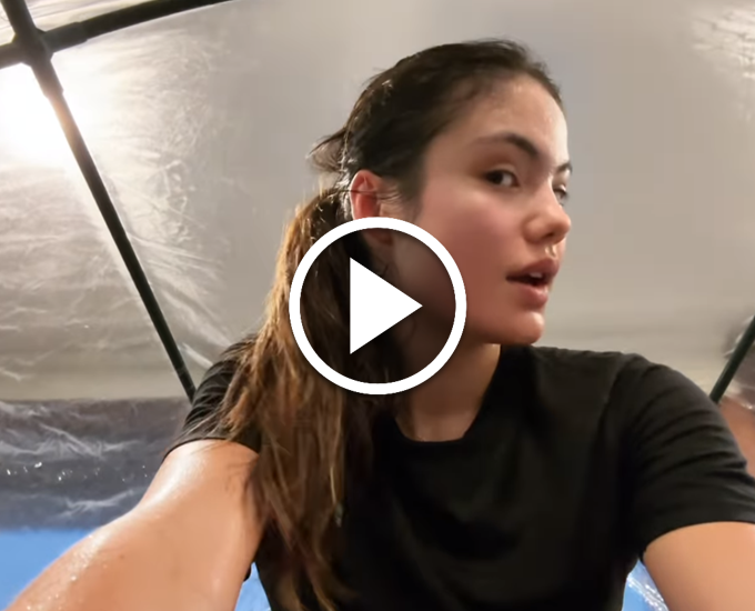 Emma Raducanu uploads a video of her training and blister before the Australian summer