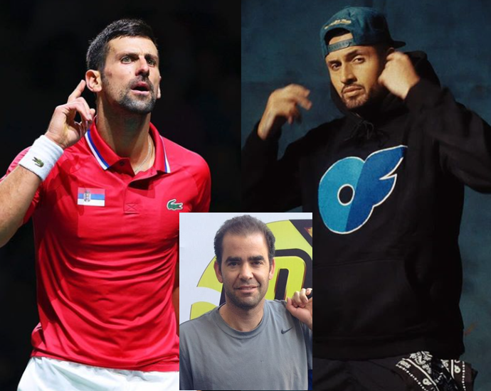 Nick Kyrgios claims that Novak Djokovic would destroy former tennis greats Kyrgios Talks About Djokovic Eating Former Players Alive Through His Serve