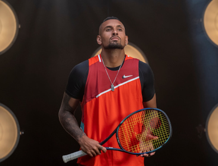 Nick Kyrgios Poses For A Photo