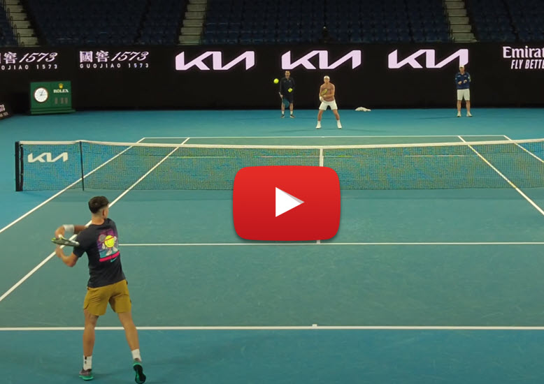 WATCH. Carlos Alcaraz trains in Melbourne with Casper Ruud - Tennis
