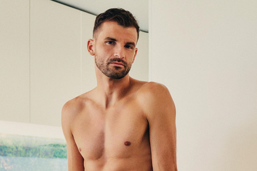 Grigor Dimitrov strips down as new face of Lacoste Underwear range