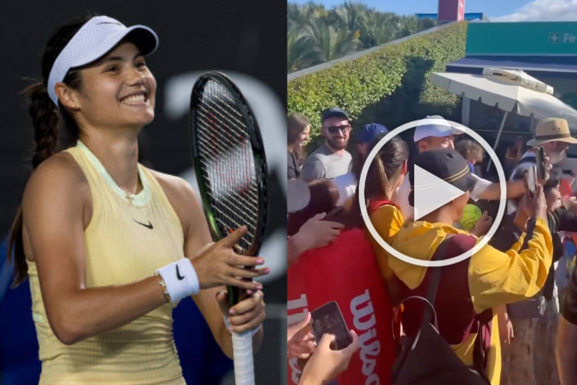 Emma Raducanu's Solo Adventure: A Humble Moment After Practice