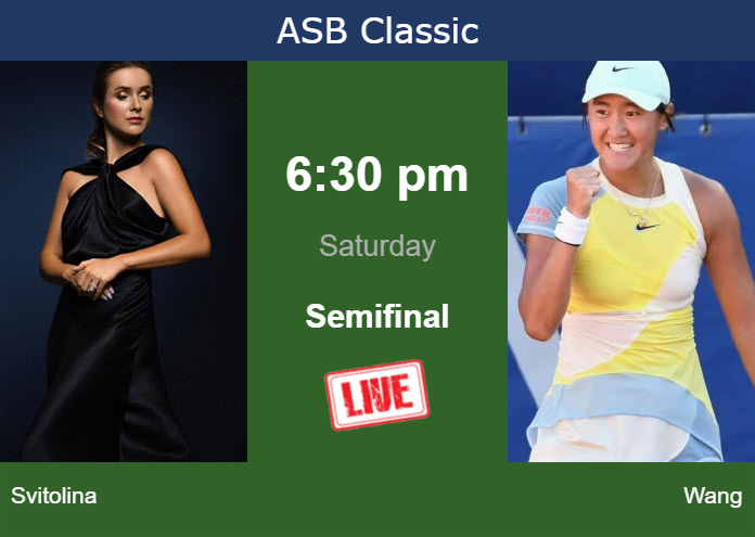 How To Watch Svitolina Vs Wang On Live Streaming In Auckland On Saturday Tennis Tonic News 4007