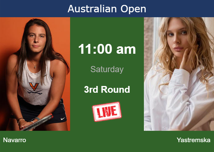 Friday Live Streaming Emma Navarro Vs Dayana Yastremska Friday Live Streaming Emma Navarro vs Dayana Yastremska