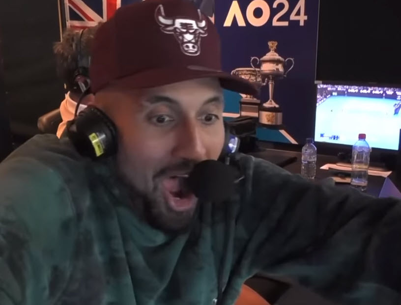 VIDEO. Kyrgios has hilarious reaction after Medvedev wins an impossible rally against Zverev at the Australian Open Kyrgios Reaction To Medvedev Shot