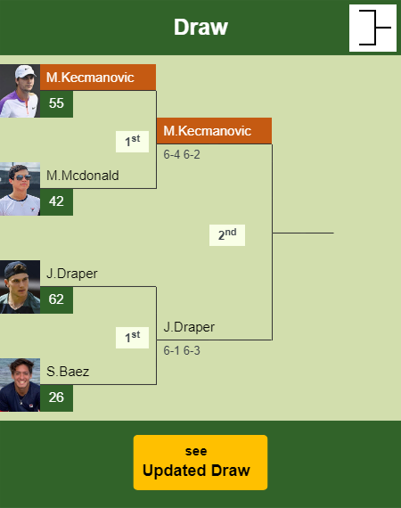 Miomir Kecmanovic Draw info