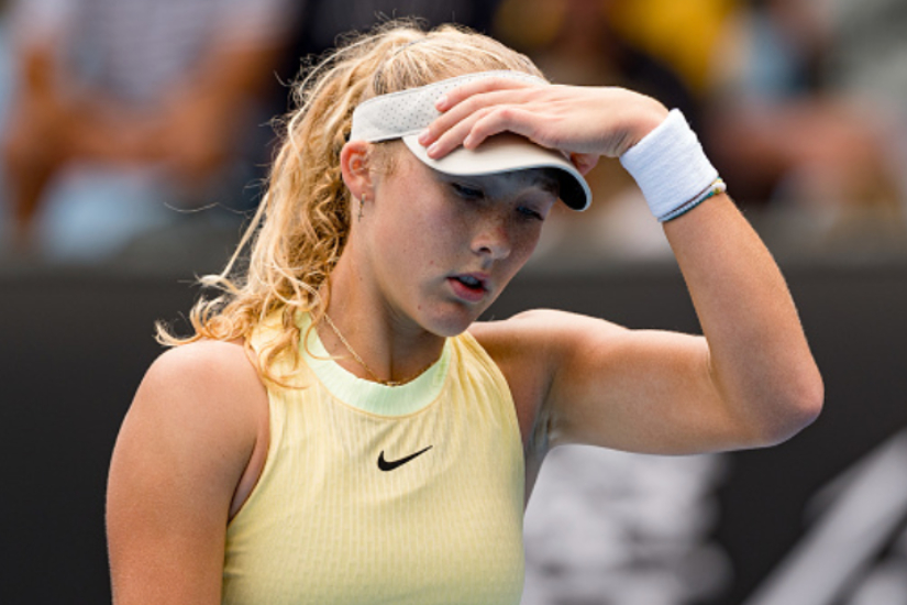 Mirra Andreeva still optimistic after tough Australian Open loss