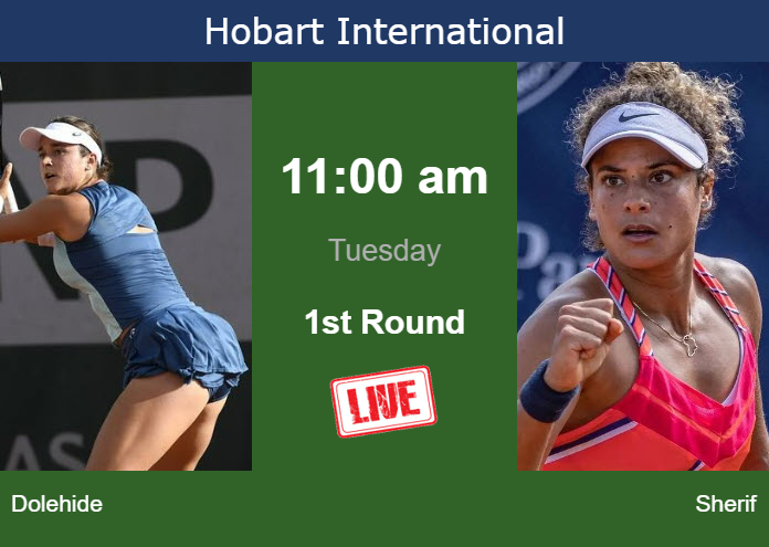 Monday Live Streaming Caroline Dolehide Vs Mayar Sherif Monday Live Streaming Caroline Dolehide vs Mayar Sherif