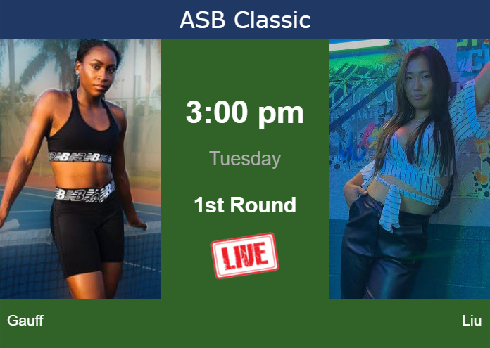 Monday Live Streaming Cori Gauff vs Claire Liu