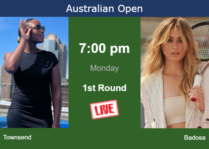 Monday Live Streaming Taylor Townsend Vs Paula Badosa Gibert Monday Live Streaming Taylor Townsend vs Paula Badosa Gibert